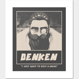 Denken Gloomy Halftone Fanart Design Posters and Art